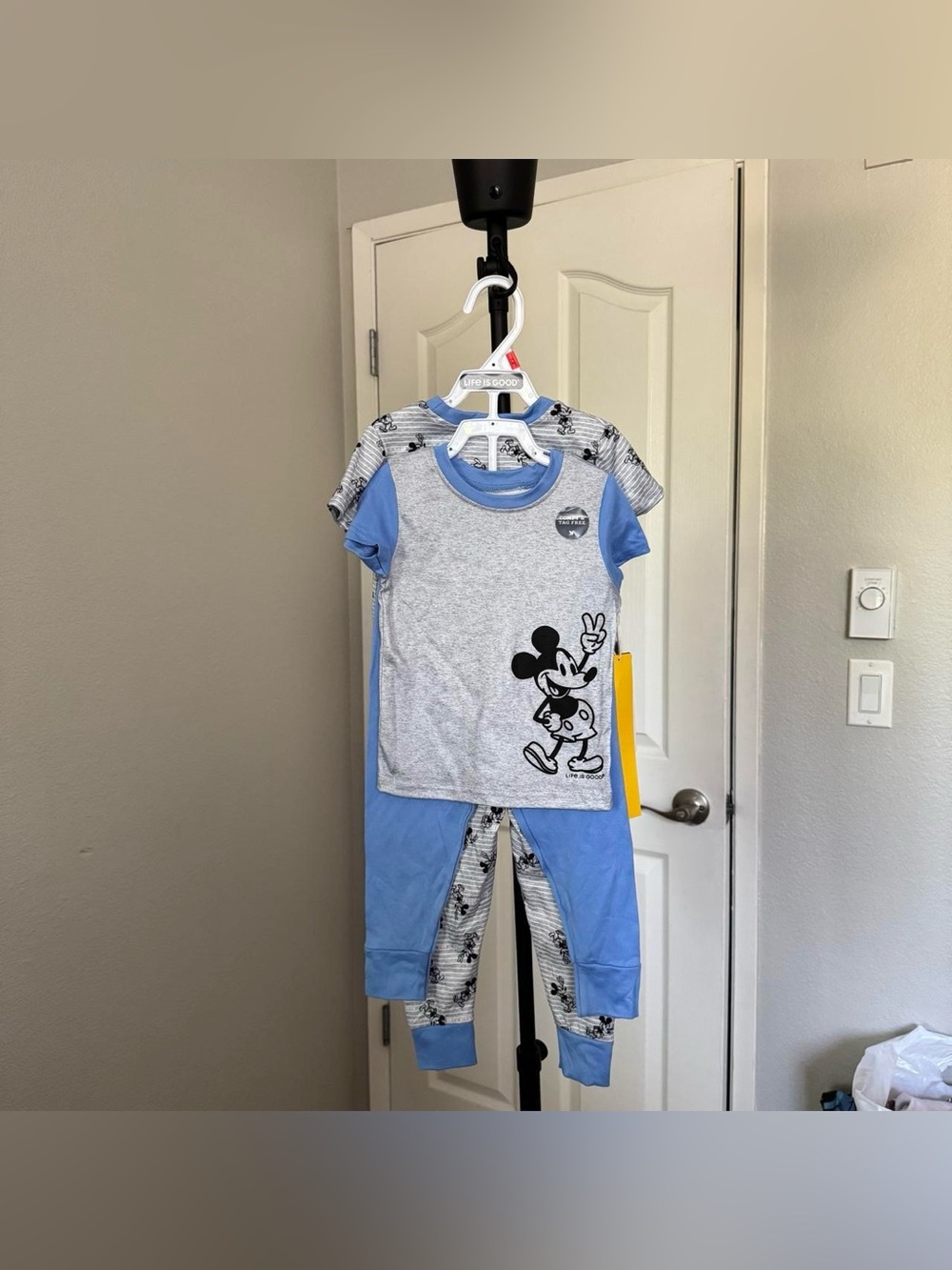 Life is Good Mickey Pajama Set